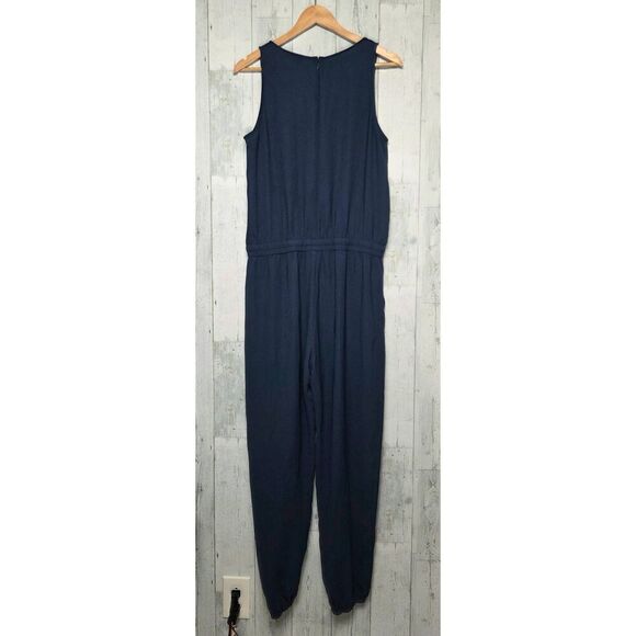 Cabi Drawstring Jogger Sleeveless Jumpsuit French Navy Sz. M - Picture 4 of 8